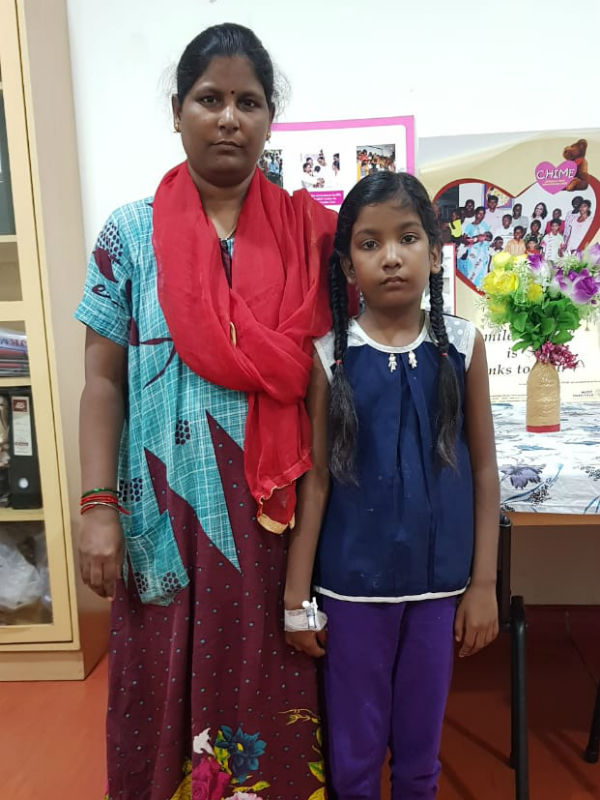 Help 10 year old Harishma recovered from Single Ventricular Unbalanced Help 10 year old Harishma recovered from Single Ventricular Unbalanced