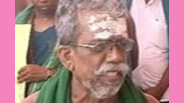 Ayyakkannu in House arrest in Trichy Ayyakkannu in House arrest in Trichy