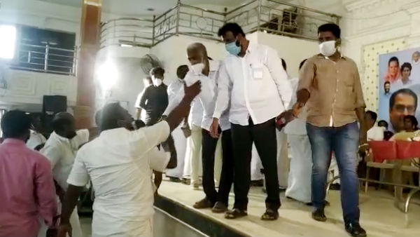 Pudukottai Congress executives complain about DMK Pudukottai Congress executives complain about DMK