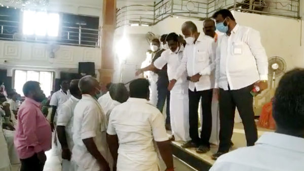 Pudukottai Congress executives complain about DMK Pudukottai Congress executives complain about DMK