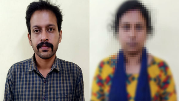 Kerala couple arrested over jewellery theft by new way in Coimbatore Kerala couple arrested over jewellery theft by new way in Coimbatore