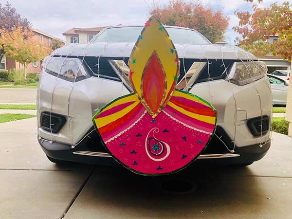 Indian American Community in California State gathered for Diwali Car Parade Indian American Community in California State gathered for Diwali Car Parade