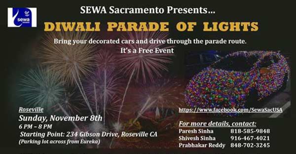 Indian American Community in California State gathered for Diwali Car Parade Indian American Community in California State gathered for Diwali Car Parade