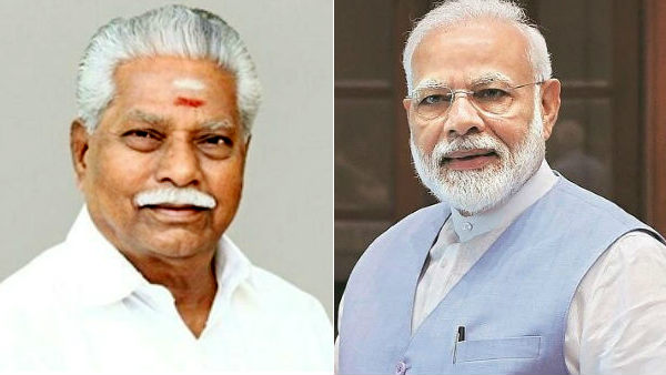 Pm modi condolence to minister duraikannu demise Pm modi condolence to minister duraikannu demise
