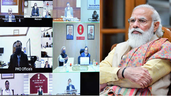 Covid 19: PM Modi holds a meeting with think tanks to talk on vaccine strategy Covid 19: PM Modi holds a meeting with think tanks to talk on vaccine strategy
