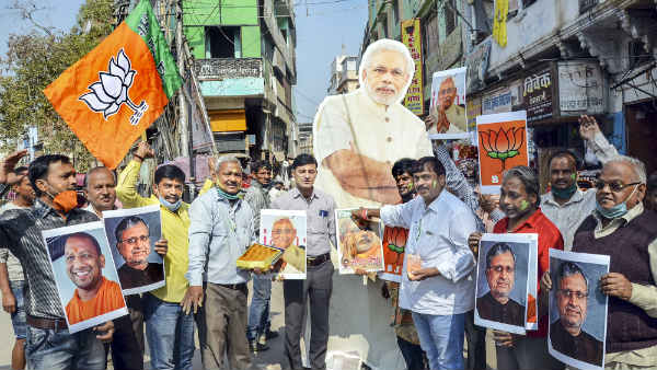 BJP win 40 of 59 By Poll Assembly Seat Elections BJP win 40 of 59 By Poll Assembly Seat Elections