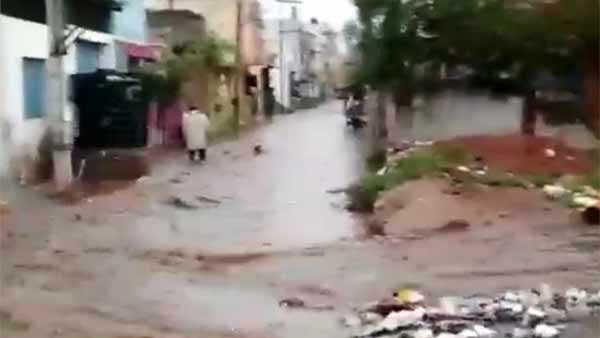 கொட்டிய மழை