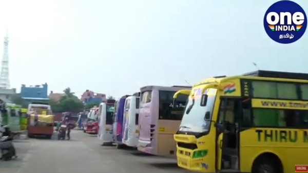 Chennai Koyambedu omni bus stand looks deserted without passengers Chennai Koyambedu omni bus stand looks deserted without passengers
