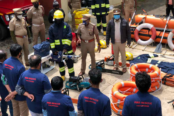 Nivar cyclone, National Disaster Rescue Teams in readiness in Nilgiri District Nivar cyclone, National Disaster Rescue Teams in readiness in Nilgiri District