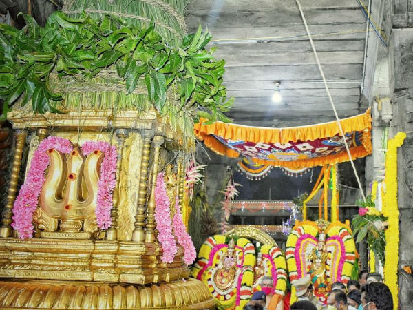 Karthika deepam Festival begins with flag hoisting at Thiruvannamalai Karthika deepam Festival begins with flag hoisting at Thiruvannamalai
