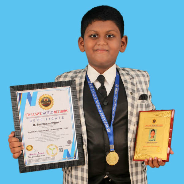 two chennai boys Exclusive World Records for coin collection two chennai boys Exclusive World Records for coin collection