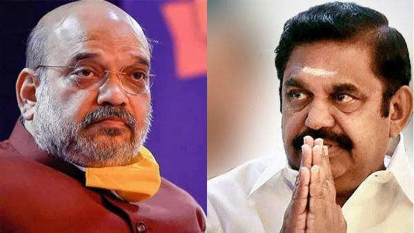 Home Minister Amit Shah talks to Edappadi Palanisamy about the Purevi cyclone situation Home Minister Amit Shah talks to Edappadi Palanisamy about the Purevi cyclone situation