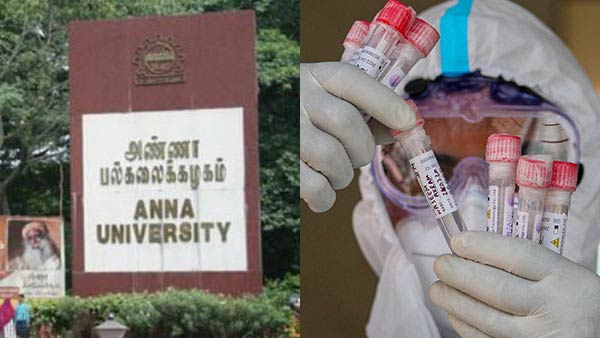 Corona tested positive for 6 PG students in Anna university Corona tested positive for 6 PG students in Anna university