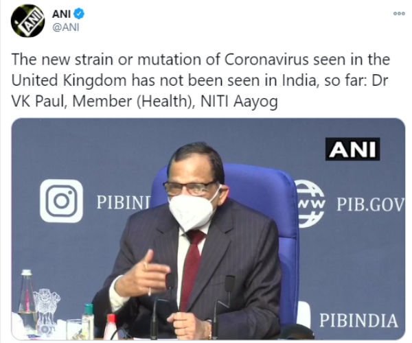 New mutated strain of Covid-19 not seen in India yet: Government New mutated strain of Covid-19 not seen in India yet: Government