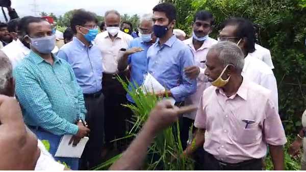 Nivar and Burevi Cyclone flood damage Central team inspects Vellore, Puducherry Nivar and Burevi Cyclone flood damage Central team inspects Vellore, Puducherry