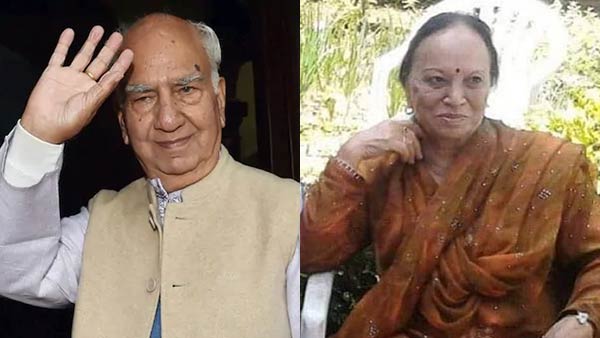 Former H P CM Shanta Kumars Wife Dies of Covid-19 Former H P CM Shanta Kumars Wife Dies of Covid-19