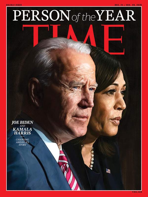 Joe Biden and Kamala Harris named Times Person of the Year Joe Biden and Kamala Harris named Times Person of the Year