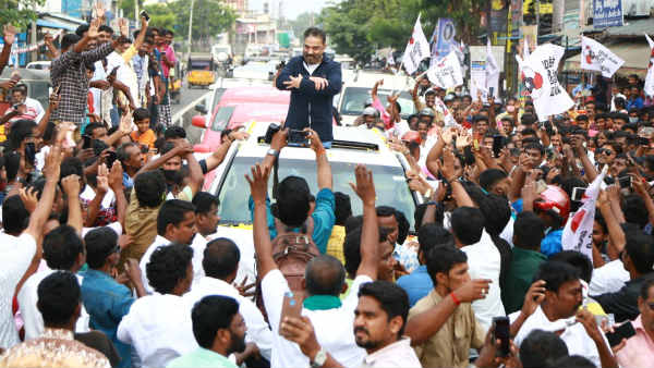 மதுரையில் பரப்புரை