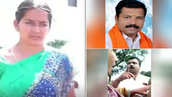 Hindu Munnani Cadre attacked woman near Kovai and video viral Hindu Munnani Cadre attacked woman near Kovai and video viral