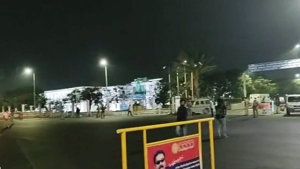 மக்கள் இல்லாத மெரினா