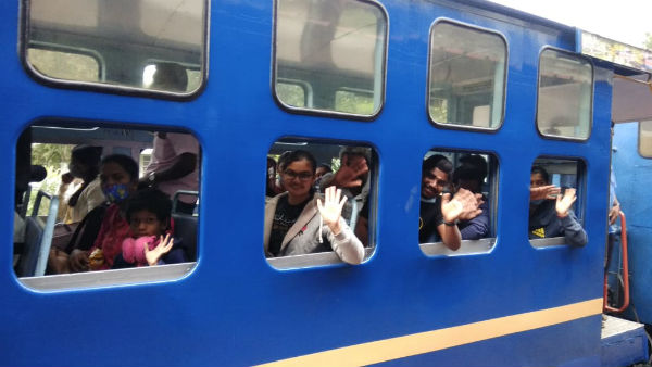 Ooty hill train service resumes after 10 months Ooty hill train service resumes after 10 months