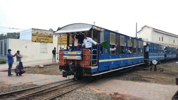 Ooty hill train service resumes after 10 months Ooty hill train service resumes after 10 months