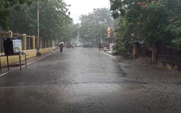 Due to cyclone Burevi, rain lashes Karaikal Due to cyclone Burevi, rain lashes Karaikal