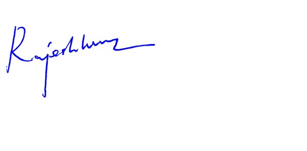 Rajesh Kumar Signature Rajesh Kumar Signature