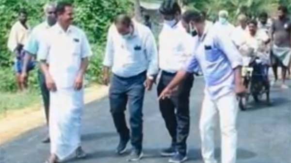 திமுக எம்பி செந்தில்குமார் ஆய்வு