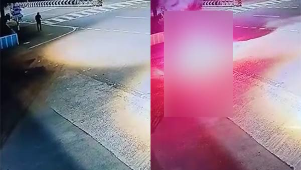 sensational CCTV footage: A man poured petrol on his body at midnight in Karur Collector office sensational CCTV footage: A man poured petrol on his body at midnight in Karur Collector office