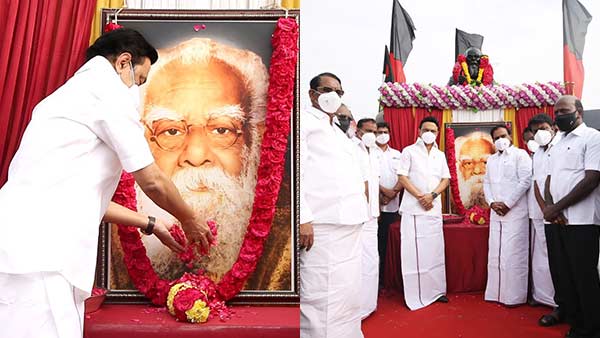 MK Stalin hails Thanthai Periyar works for Tamils MK Stalin hails Thanthai Periyar works for Tamils