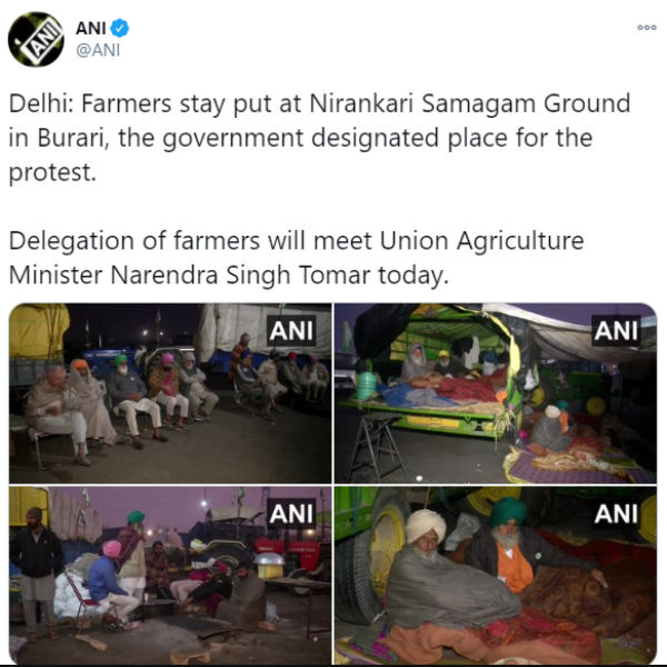 Delhi farmers protest enters Day 8, 2nd round of talks with Centre today Delhi farmers protest enters Day 8, 2nd round of talks with Centre today