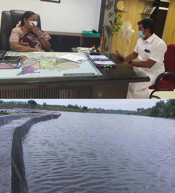 குடகனாற்றில் நீர் பாய்ந்தது