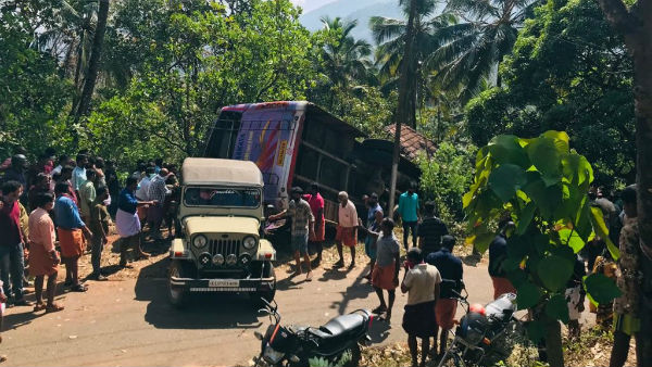6 dead as bus falls on a house in Kerala 6 dead as bus falls on a house in Kerala