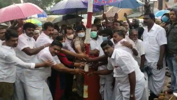 கேலரி பணிகள் தீவிரம்