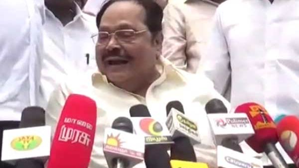 துரைமுருகனுக்கு எதிர்ப்பு