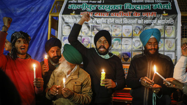 Farmers Protest continues for 38th day Farmers Protest continues for 38th day