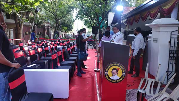 MK Stalin to meet press in Gopalapuram tomorrow MK Stalin to meet press in Gopalapuram tomorrow