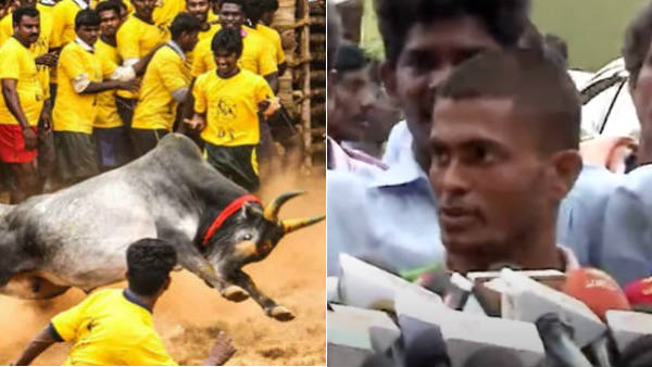 Karthik catch18 bulls in Palamedu Jallikkattu wins car Karthik catch18 bulls in Palamedu Jallikkattu wins car