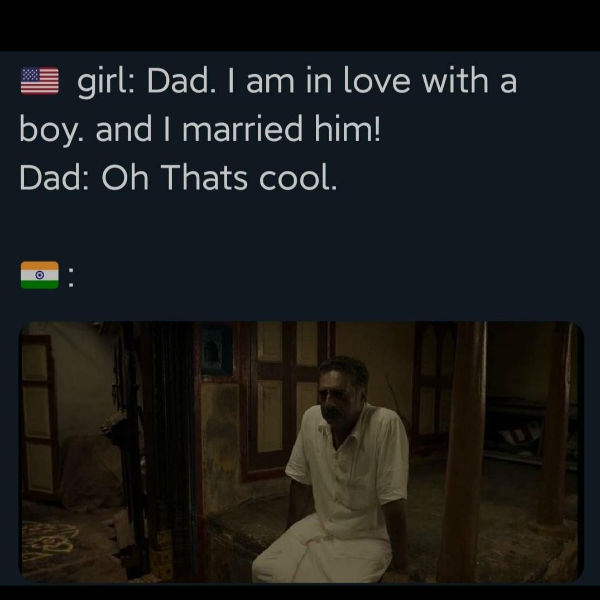 தந்தையின் ரியாக்ஷன்