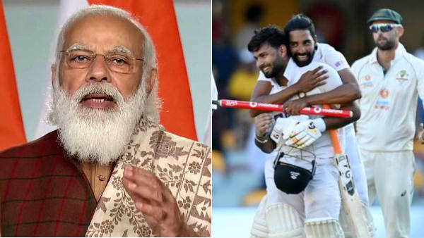 PM Modi congratulation indian team after historic win at Gabba PM Modi congratulation indian team after historic win at Gabba
