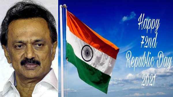 DMK Chief M.K.Stalin greets Indians on the occassion of Republic day DMK Chief M.K.Stalin greets Indians on the occassion of Republic day