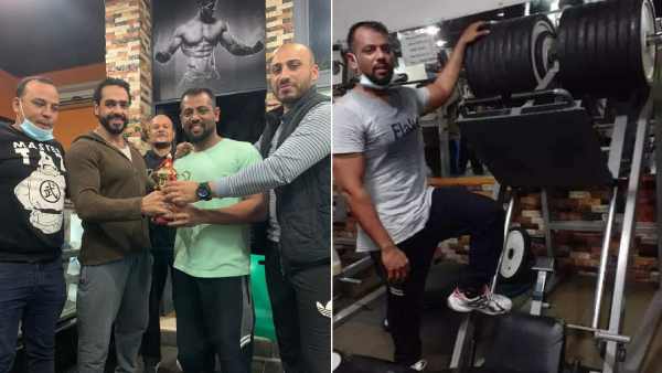 Weightlifter Islam Dheen records in Kuwait Weightlifter Islam Dheen records in Kuwait