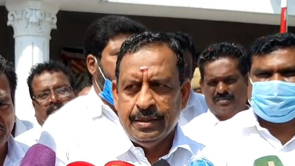 TN Minister OS Manian not comments on Gurumurthys sewage’ remark TN Minister OS Manian not comments on Gurumurthys sewage’ remark