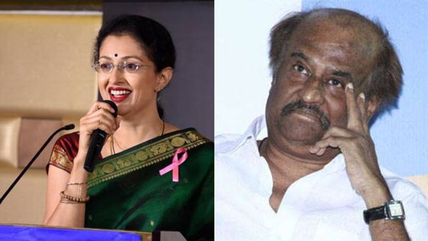 Gautami says Rajinikanth should decide to support the BJP Gautami says Rajinikanth should decide to support the BJP