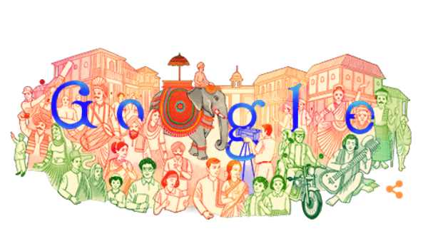 Republic Day Google Doodle: Indias colourful heritage comes alive in todays doodle Republic Day Google Doodle: Indias colourful heritage comes alive in todays doodle