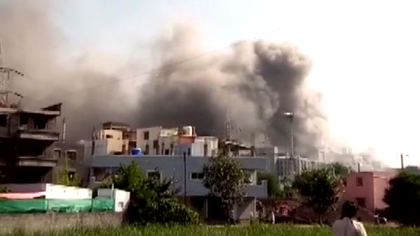 Fire breaks out at Terminal 1 gate of Serum Institute of India in Pune Fire breaks out at Terminal 1 gate of Serum Institute of India in Pune