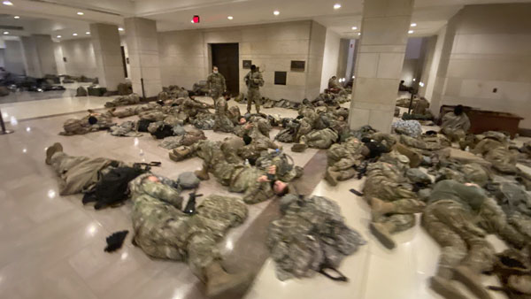 National Guard troops deployed at the Capitol to prevent similar violence that took place last week National Guard troops deployed at the Capitol to prevent similar violence that took place last week