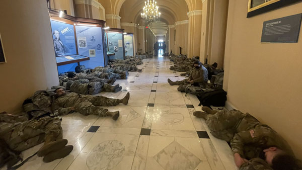 National Guard troops deployed at the Capitol to prevent similar violence that took place last week National Guard troops deployed at the Capitol to prevent similar violence that took place last week