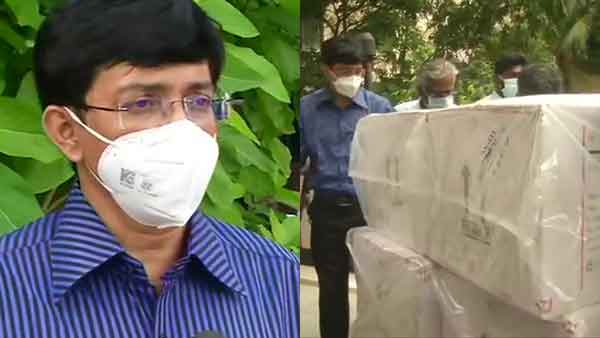Consignment of Coronavirus vaccine Covishield arrives at Chennai Consignment of Coronavirus vaccine Covishield arrives at Chennai
